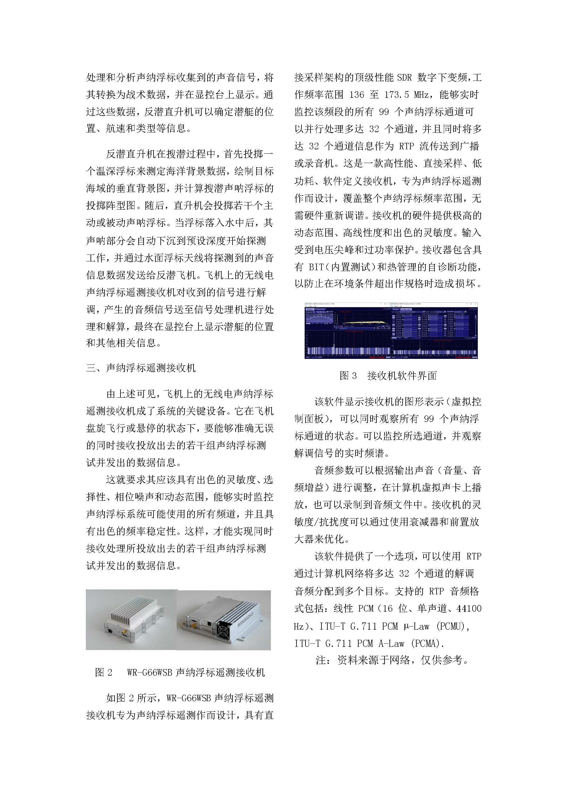航空声纳系统